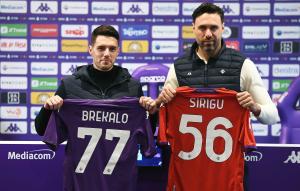 Presentazione di Sirigu e Brekalo 