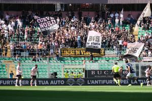 Palermo, Serie B 2024/2025, Palermo-Sudtirol 1-2, Stadio Renzo Barbera /foto Federico Serra/, nella foto: Tifosi Palermo
