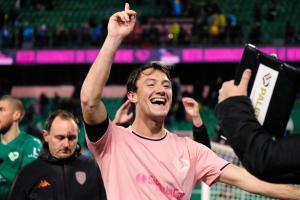 Palermo, Italia, 7 febbraio 2026. Stadio Renzo Barbera, Palermo vs Empoli, match valido per il campionato di Serie B 2025/2026. Nella foto: Patryk Peda (Palermo FC)
