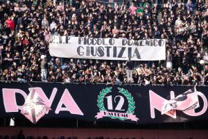 Palermo, Italy, 21 February 2026. Renzo Barbera Stadium, Palermo FC vs FC Sudtirol, match valid for the 2025/2026 Serie B championship. In the photo: Palermo fans
