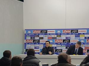 Conferenza stampa Napoli-Milan