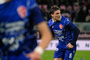 Palermo, Italy, 27 December 2025. Renzo Barbera Stadium, Palermo vs Padova, match valid for the 2025/2026 Serie B championship. In the photo: Kevin Varas (Padua)