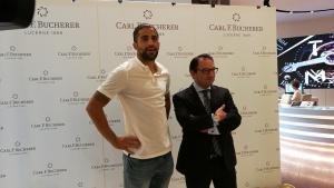 Rodriguez presso la Gioielleria PISA Orologeria di Milano