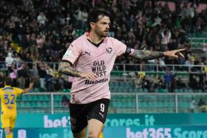 Palermo, Serie B 2024/2025, Palermo-Frosinone 2-0, Stadio Renzo Barbera /foto Federico Serra/, nella foto: Matteo Brunori