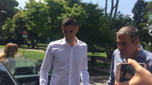 Meret a Villa Stuart per le visite mediche