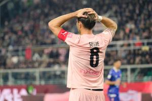Palermo, Italy, 27 December 2025. Renzo Barbera Stadium, Palermo vs Padova, match valid for the 2025/2026 Serie B championship. In the photo: Jacopo Segre (Palermo FC)