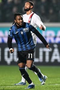 Db Bergamo 09/12/2023 - campionato di calcio serie A / Atalanta-Milan / foto Daniele Buffa/Image Sport nella foto: esultanza gol Ademola Lookman