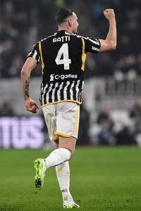 Db Torino 08/12/2023 - campionato di calcio serie A / Juventus-Napoli / foto Daniele Buffa/Image Sport 
nella foto: esultanza gol Federico Gatti