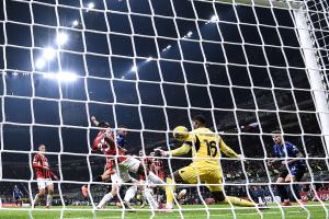 Db Milano 02/02/2025 - campionato di calcio serie A / Milan-Inter / foto Daniele Buffa/Image Sport
nella foto: gol Stefan De Vrij