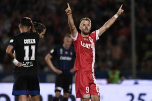 Pisa 29/05/2022 - finale Play Off serie B / Pisa-Monza / foto Image Sport
nella foto: esultanza gol Christian Gytkjaer