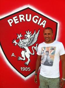Presentazione di Guillermo Giacomazzi al Perugia 