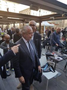 De Laurentiis al Festival del Calcio a Firenze