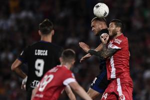 Pisa 29/05/2022 - finale Play Off serie B / Pisa-Monza / foto Image Sport
nella foto: George Puscas-Luca Marrone