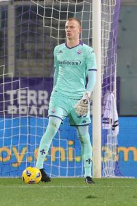 Oliver Christensen  - Fiorentina-Parma Coppa Italia ottavi di finale stagione 2023-2024 - 06.12.2023 ore 21.00 - Stadio Artemio Franchi - Firenze - foto Federico De Luca @fdlcom 2023 - tutti i diritti riservati - vietata la riproduzione anche parziale.