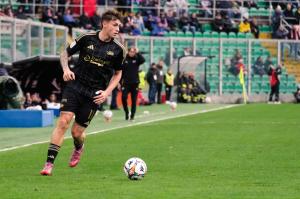 Palermo, Italy, 14 February 2026. Renzo Barbera Stadium, Palermo vs Virtus Entella, match valid for the 2025/2026 Serie B championship. In the photo: Virtus Entella