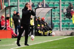 Palermo, Italy, 14 February 2026. Renzo Barbera Stadium, Palermo vs Virtus Entella, match valid for the 2025/2026 Serie B championship. In the photo: Filippo Inzaghi (coach of Palermo FC)
