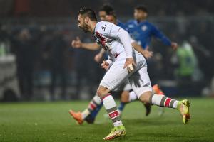 Db Como 06/05/2022 - campionato di calcio serie B / Como-Cremonese / foto Daniele Buffa/Image Sport
nella foto: esultanza gol Samuel Di Carmine