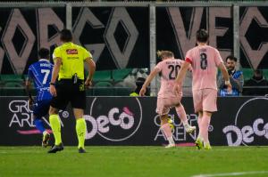 Palermo, Italy, 27 December 2025. Renzo Barbera Stadium, Palermo vs Padova, match valid for the 2025/2026 Serie B championship. In the photo: Goal Joel Pohjanpalo (Palermo FC)