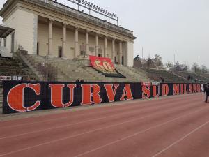Milan festa Curva Sud