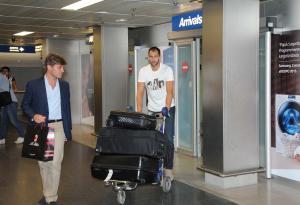 Arrivo a Milano di Diego Lopez 