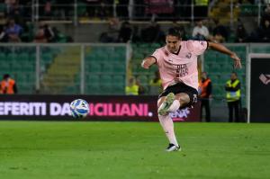 Palermo, Serie B 2024/2025, Palermo-Carrarese 1-1, Stadio Renzo Barbera /foto Federico Serra/, nella foto: Dimitrios Nikolauo
