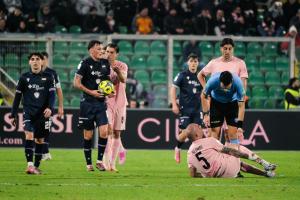 Palermo, Italy, 12 December 2025. Renzo Barbera Stadium, Palermo vs Sampdoria, match valid for the 2025/2026 Serie B championship. In the photo: Palermo vs Sampdoria