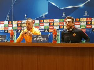 Prepartita Roma-Barcellona