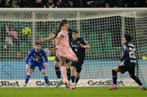 Palermo, Italia, 12 dicembre 2025. Stadio Renzo Barbera, Palermo vs Sampdoria, match valido per il campionato di Serie B 2025/2026. Nella foto: Jacopo Segre (Palermo FC)