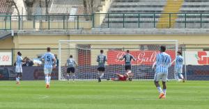Alessandria, Serie B, 2021/2022, Alessandria-Spal 2-2, giocata allo stadio Giuseppe Moccagatta, nella foto: Matteo Pisseri para a terra