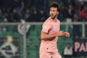 Palermo, Italy, 12 December 2025. Renzo Barbera Stadium, Palermo vs Sampdoria, match valid for the 2025/2026 Serie B championship. In the photo: Mattia Bani (Palermo FC)