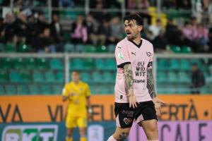 Palermo, Serie B 2024/2025, Palermo-Frosinone 2-0, Stadio Renzo Barbera /foto Federico Serra/, nella foto: Matteo Brunori