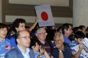 Presentazione squadra Novara in Piazza Duomo 