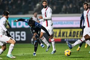 Db Bergamo 09/12/2023 - campionato di calcio serie A / Atalanta-Milan / foto Daniele Buffa/Image Sport nella foto: gol Ademola Lookman