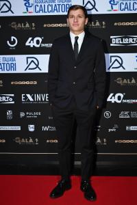 Db Milano 04/12/2022 - Gran Gala' del Calcio Aic 2023 / foto Daniele Buffa/Image Sport 
nella foto: Nicolo’ Barella