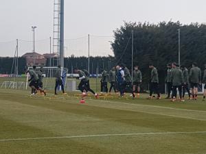 Prepartita Tottenham-Juventus 