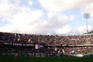 Palermo, Italy, 21 February 2026. Renzo Barbera Stadium, Palermo FC vs FC Sudtirol, match valid for the 2025/2026 Serie B championship. In the photo: Palermo fans