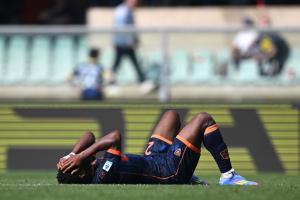 Mg Verona 11/05/2025 - campionato di calcio serie A / Hellas Verona-Lecce / foto Matteo Gribaudi/Image Sport
nella foto: Lassana Coulibaly