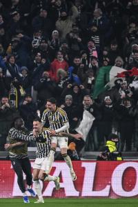 Mg Torino 08/12/2023 - campionato di calcio serie A / Juventus-Napoli / foto Matteo Gribaudi/Image Sport
nella foto: esultanza gol Federico Gatti