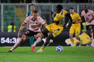 Palermo, Serie B 2024/2025, Palermo-Frosinone 2-0, Stadio Renzo Barbera /foto Federico Serra/, nella foto: Alexis Blin