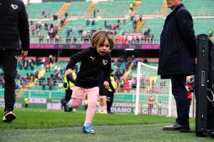 Palermo, Italy, 14 February 2026. Renzo Barbera Stadium, Palermo vs Virtus Entella, match valid for the 2025/2026 Serie B championship. In the photo: Son of Filippo Inzaghi (manager of Palermo FC)