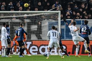 Db Bergamo 09/12/2023 - campionato di calcio serie A / Atalanta-Milan / foto Daniele Buffa/Image Sport nella foto: gol Olivier Giroud