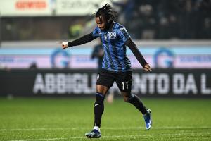 Db Bergamo 09/12/2023 - campionato di calcio serie A / Atalanta-Milan / foto Daniele Buffa/Image Sport nella foto: esultanza gol Ademola Lookman