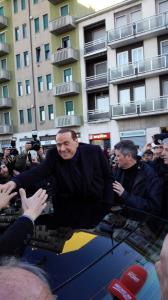 Berlusconi in zona Lorenteggio e Baggio