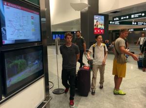Rientro Milan dalla Cina