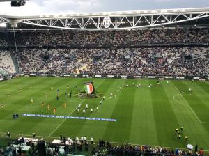 Festeggiamenti scudetto allo Juventus Stadium