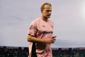 Palermo, Italy, 18 January 2026. Renzo Barbera Stadium, Palermo vs Spezia, match valid for the 2025/2026 Serie B championship. In the photo: Joel Pohjanpalo (Palermo FC)