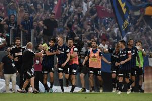 Pisa 29/05/2022 - finale Play Off serie B / Pisa-Monza / foto Image Sport
nella foto: esultanza gol Hjortur Hermannsson