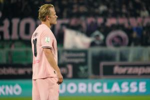 Palermo, Italy, 27 December 2025. Renzo Barbera Stadium, Palermo vs Padova, match valid for the 2025/2026 Serie B championship. In the photo: Joel Pohjanpalo (Palermo FC)