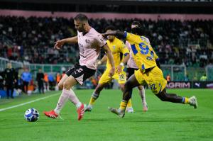 Palermo, Serie B 2024/2025, Palermo-Frosinone 2-0, Stadio Renzo Barbera /foto Federico Serra/, nella foto: Alexis Blin