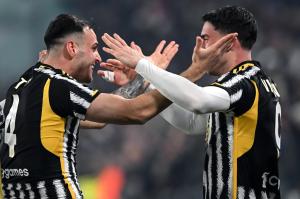 Db Torino 08/12/2023 - campionato di calcio serie A / Juventus-Napoli / foto Daniele Buffa/Image Sport 
nella foto: esultanza gol Federico Gatti